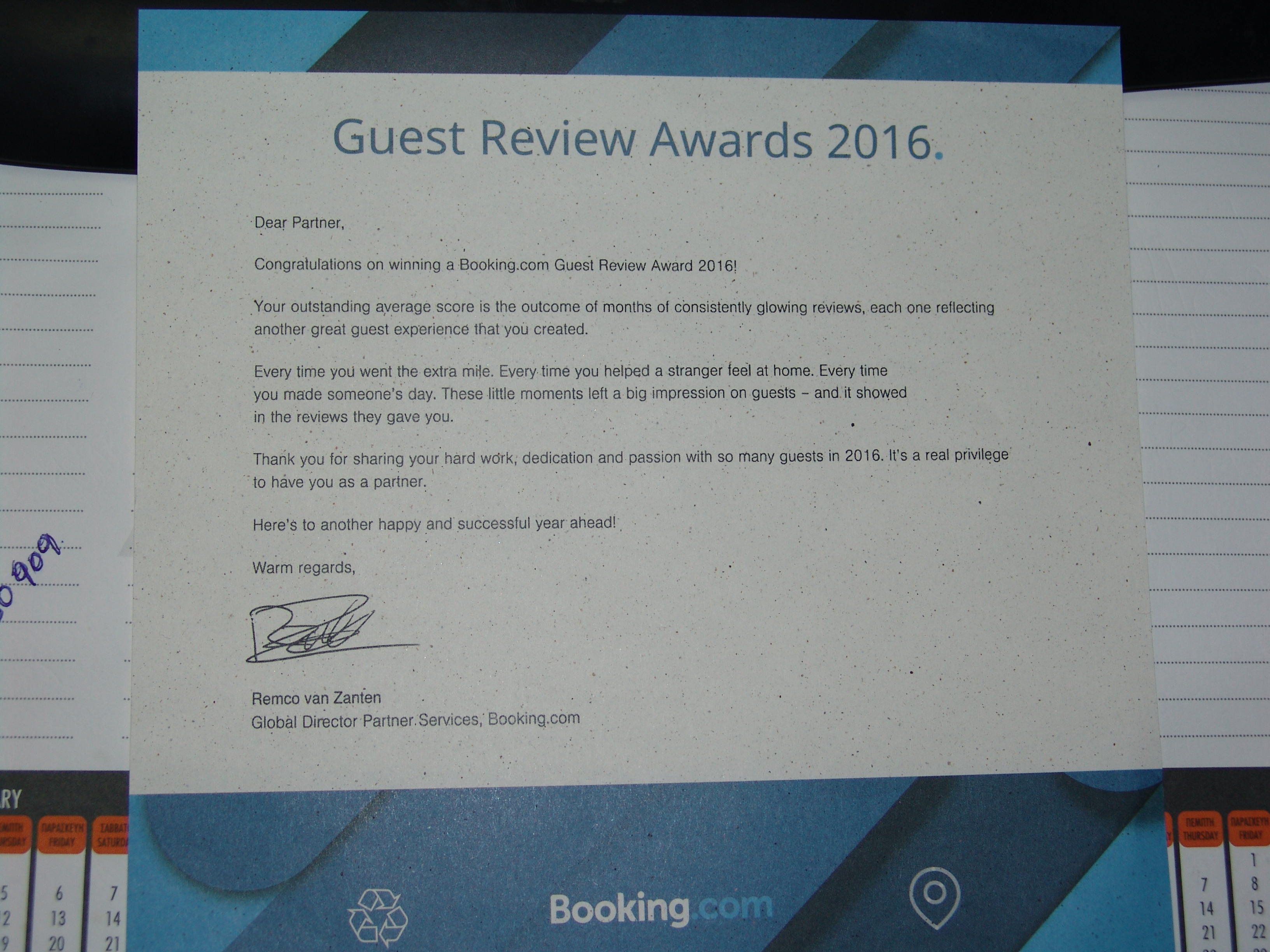 Arolithos Village Hotel Booking com awards (3)